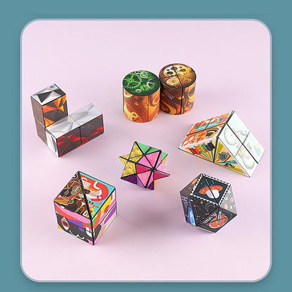 Infinity Flip Magic Cube Decompression Toy Puzzle