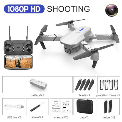 E88Pro RC Drone 4K Professinal With 1080P Wide Angle