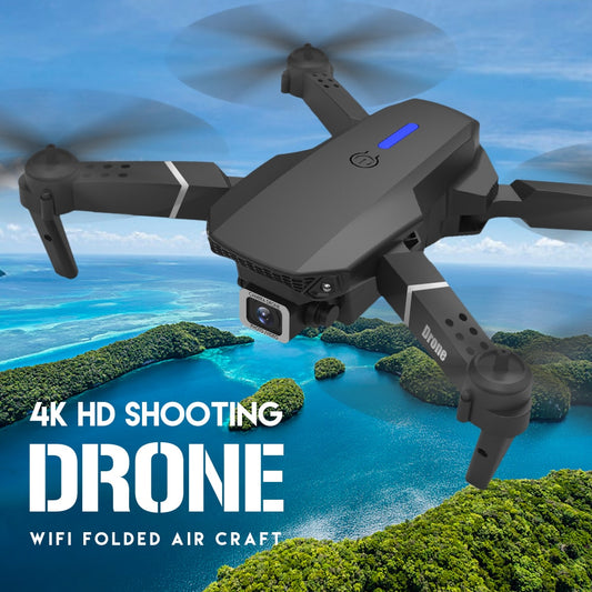 E88Pro RC Drone 4K Professinal With 1080P Wide Angle