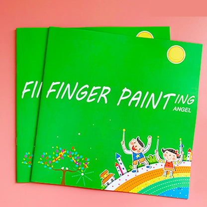 Fun Inkpad Stamp Finger Painting DIY Kids Craft Card