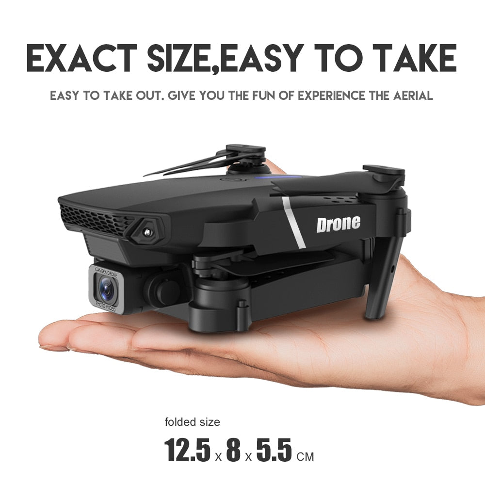 E88Pro RC Drone 4K Professinal With 1080P Wide Angle