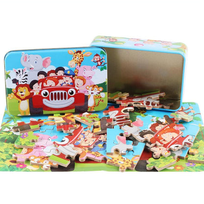 60 Pieces Wooden Jigsaw Puzzle Toy