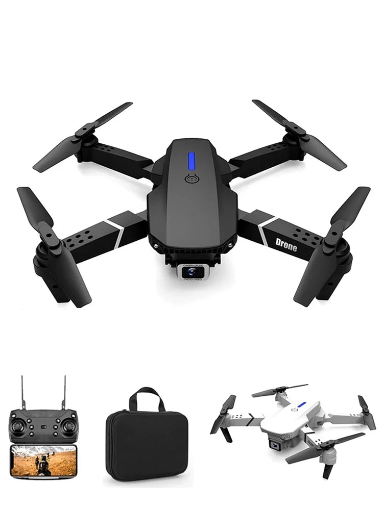 E88Pro RC Drone 4K Professinal With 1080P Wide Angle